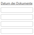 2. Datum der Dokumente